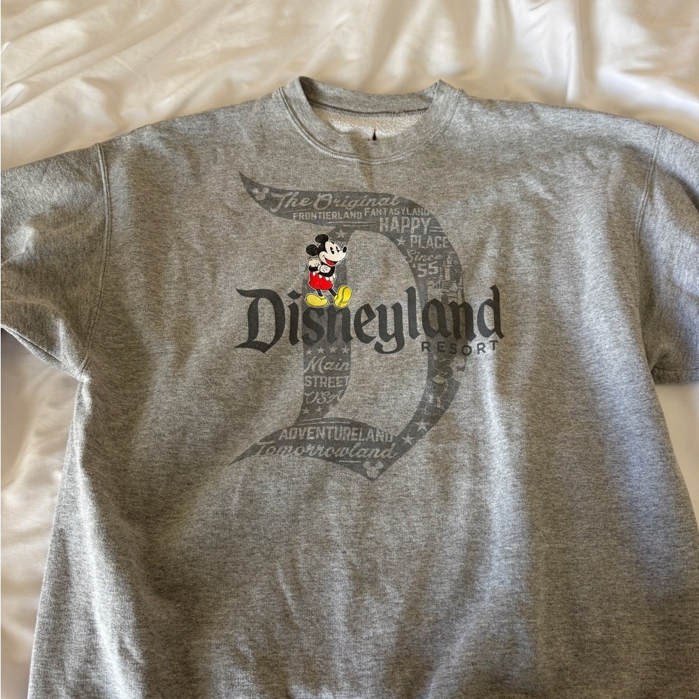 Disney Gray Disneyland Resort Sweatshirt